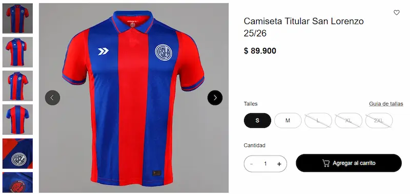 nueva camiseta de san lorenzo 2025