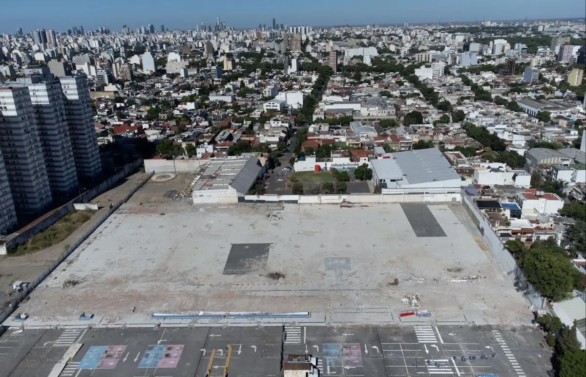 San Lorenzo terminó la demolición en las tierras de Av. La Plata 1 demolición avenida la plata
