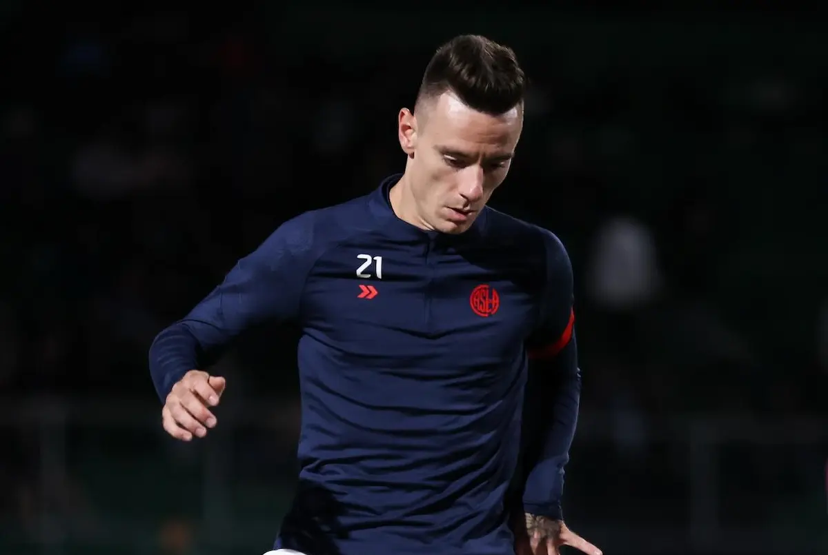 Braida se quejó de las críticas por el juego de San Lorenzo: "Siempre le están buscando lo malo" 1 Malcom Braida en la previa al partido de San Lorenzo en San Juan