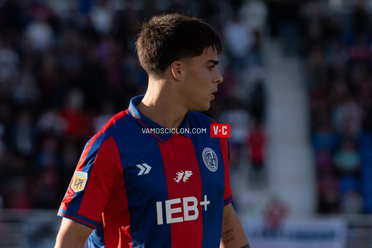 Teo Rodríguez Pagano debutó con la camiseta de San Lorenzo