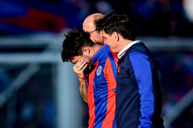 Cerutti salió lesionado ante Platense