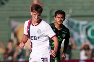 Nacho Perruzzi tuvo su debut en la Primera de San Lorenzo