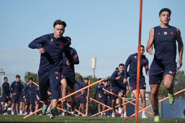 Entrenamiento de San Lorenzo: Reali y Cuello en la Ciudad Deportiva