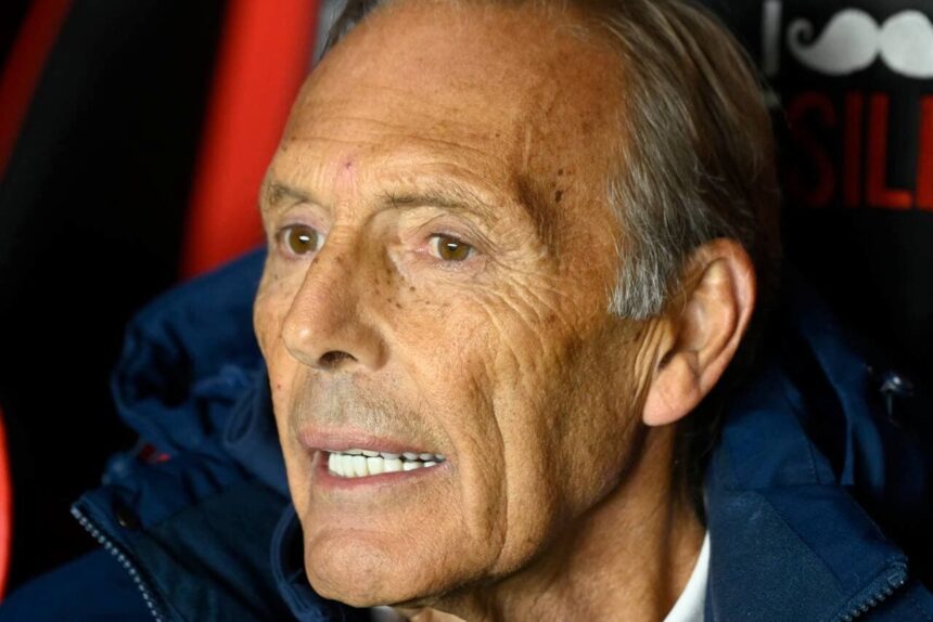 Russo en el partido de San Lorenzo con Argentinos