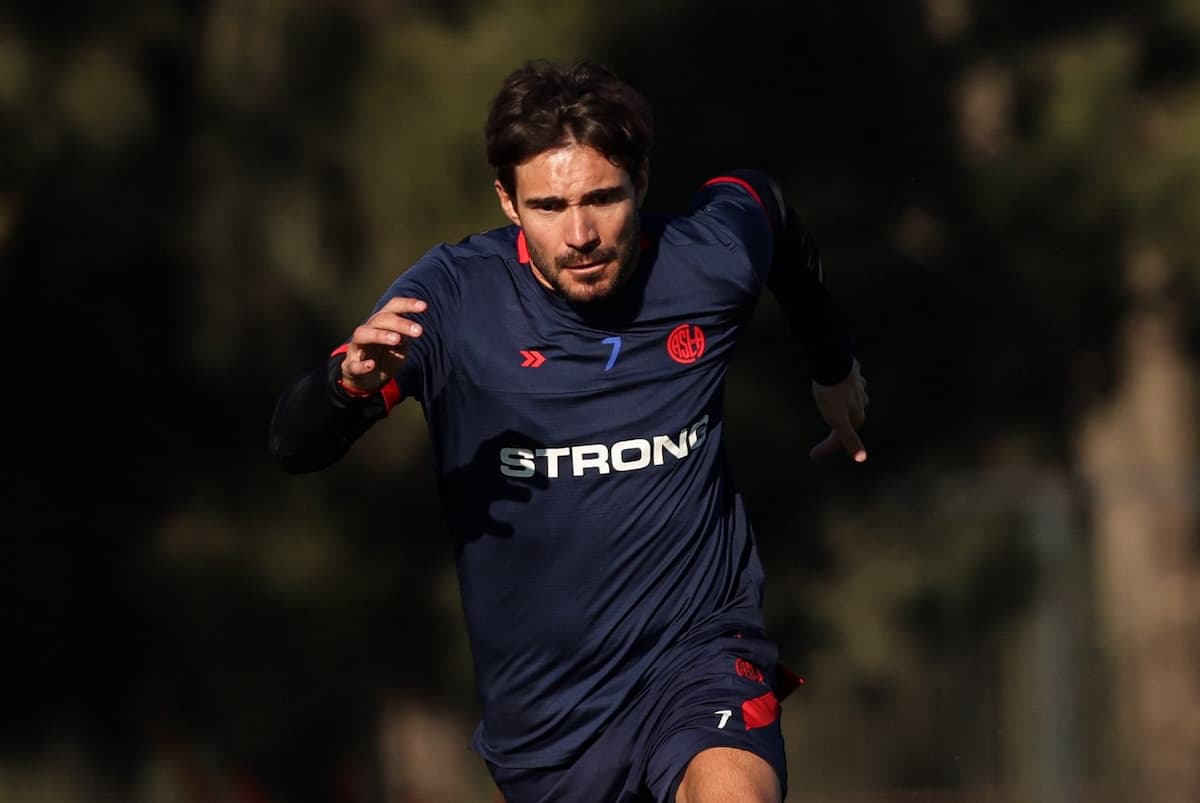Ezequiel Cerutti en la pretemporada en Cardales