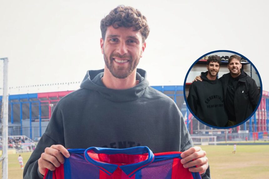 Marcos Senesi visitó la Ciudad Deportiva