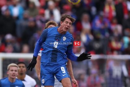 Andrés Vombergar volvió a jugar con su selección