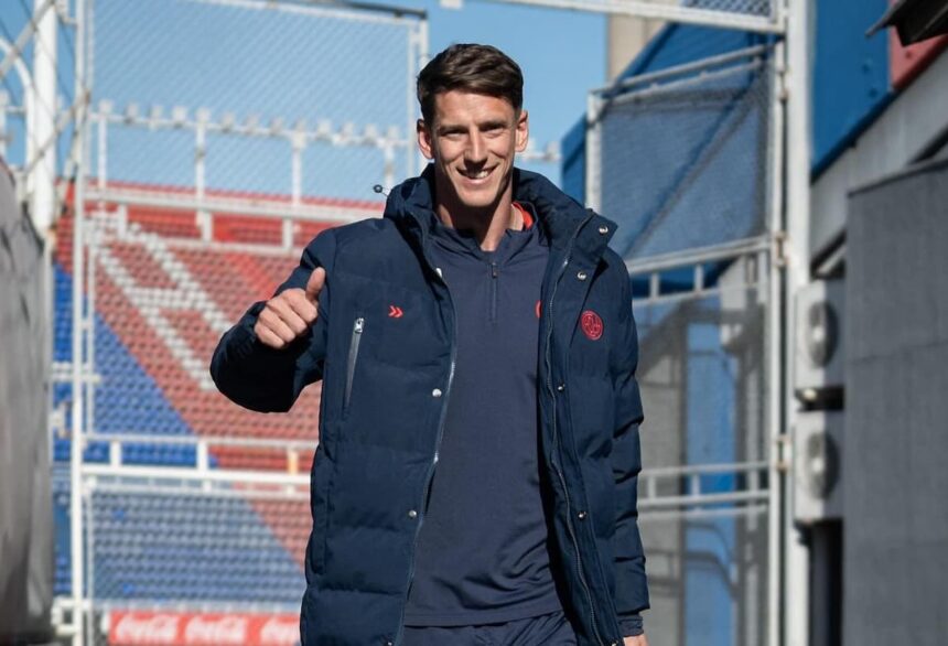 Andrés Vombergar se sumó a la pretemporada