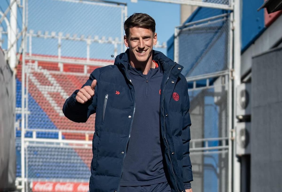 Andrés Vombergar se sumó a la pretemporada
