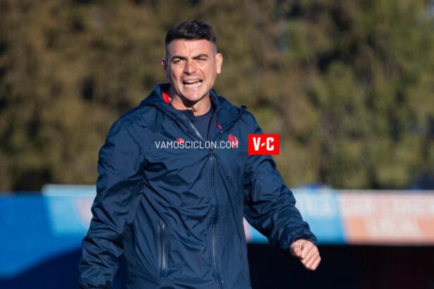 Alan Capobianco en la práctica de la Reserva