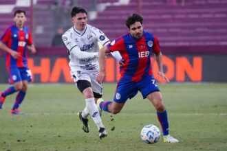 Cerutti en un intento frente a Quilmes
