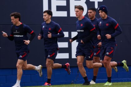 Entrenamiento de San Lorenzo en la Ciudad Deportiva