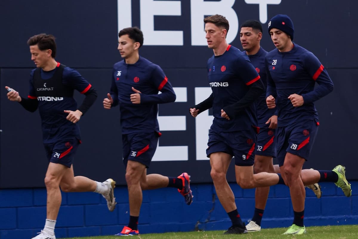 Entrenamiento de San Lorenzo en la Ciudad Deportiva