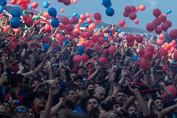 La hinchada de San Lorenzo en el partido contra Platense por el Torneo Apertura