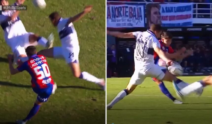 Penal no cobrado a San Lorenzo contra Gimnasia