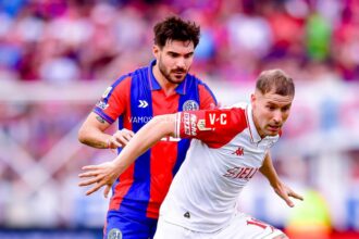 Cerutti en el clásico de barrio contra Huracán