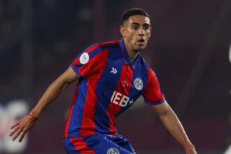 Manuel Insaurralde se lesionó ante Vélez