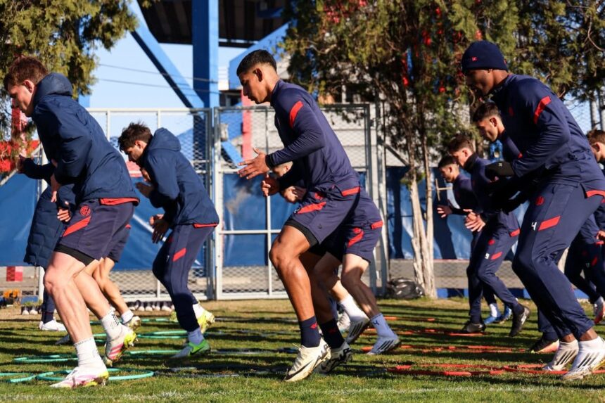 San Lorenzo ya se prepara para recibir a Vélez el próximo jueves en el Nuevo Gasómetro