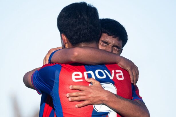 Uriel Ojeda marcó el gol de San Lorenzo contra Vélez