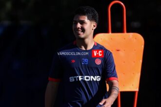 Uriel Ojeda se reintegró a los entrenamientos de San Lorenzo después de consagrarse en L'Alcúdia con la Sub 20