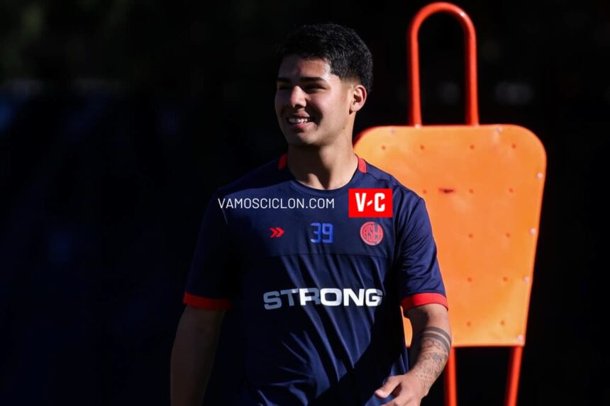Uriel Ojeda se reintegró a los entrenamientos de San Lorenzo después de consagrarse en L'Alcúdia con la Sub 20