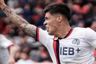 Gulli, autor del gol de San Lorenzo ante Independiente