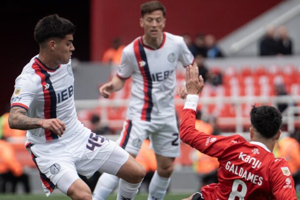Gulli, autor del gol de San Lorenzo ante Independiente
