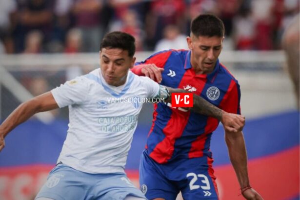 Hernández en el partido de San Lorenzo contra Atlético Tucumán