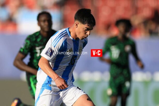 Teo Rodríguez Pagano en el Mundial Sub 20: Argentina vs. Nigeria
