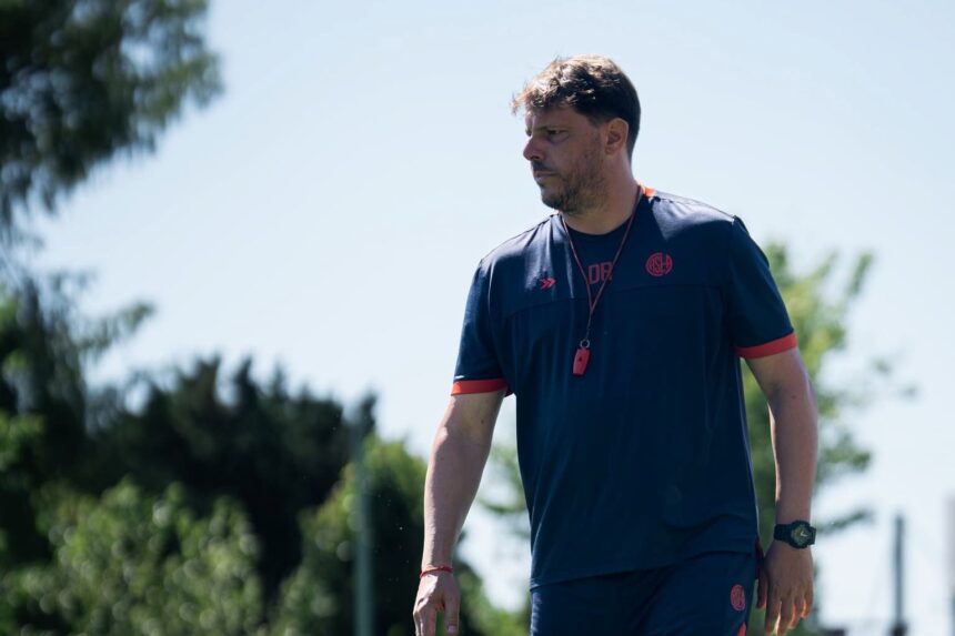 Ayude en el entrenamiento de San Lorenzo en la Ciudad Deportiva