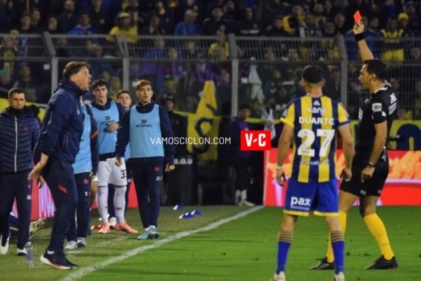 Ayude en el partido de San Lorenzo vs Rosario Central