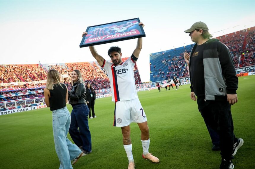Cerutti en el partido con Riestra