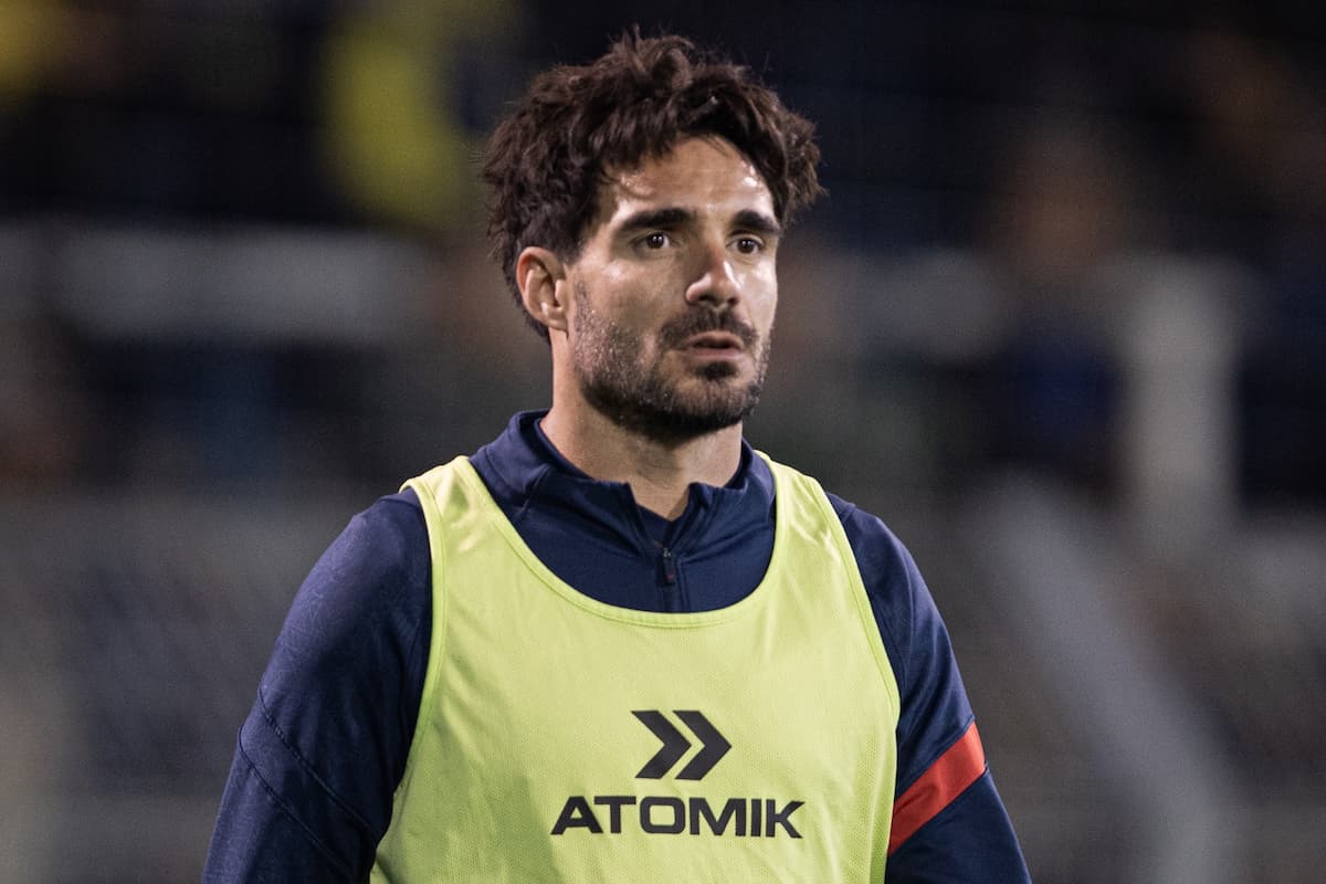 Cerutti en el partido de San Lorenzo vs Rosario Central