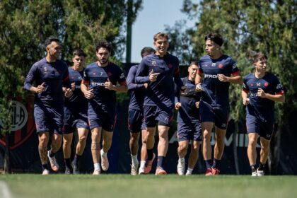 Entrenamiento de San Lorenzo en la Ciudad Deportiva