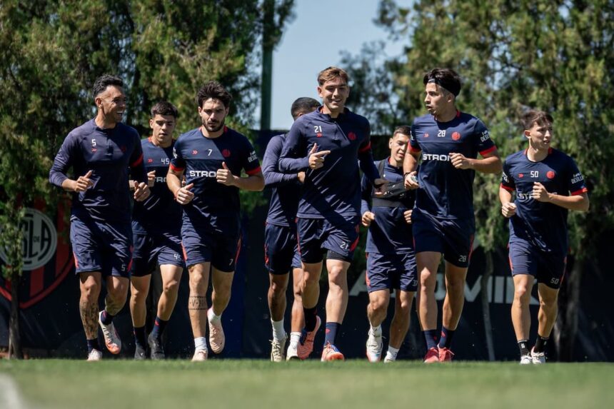 Entrenamiento de San Lorenzo en la Ciudad Deportiva