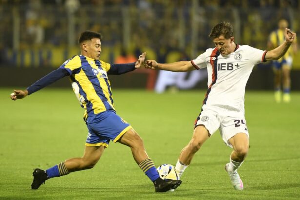 Tripichio en el partido de San Lorenzo vs Rosario Central
