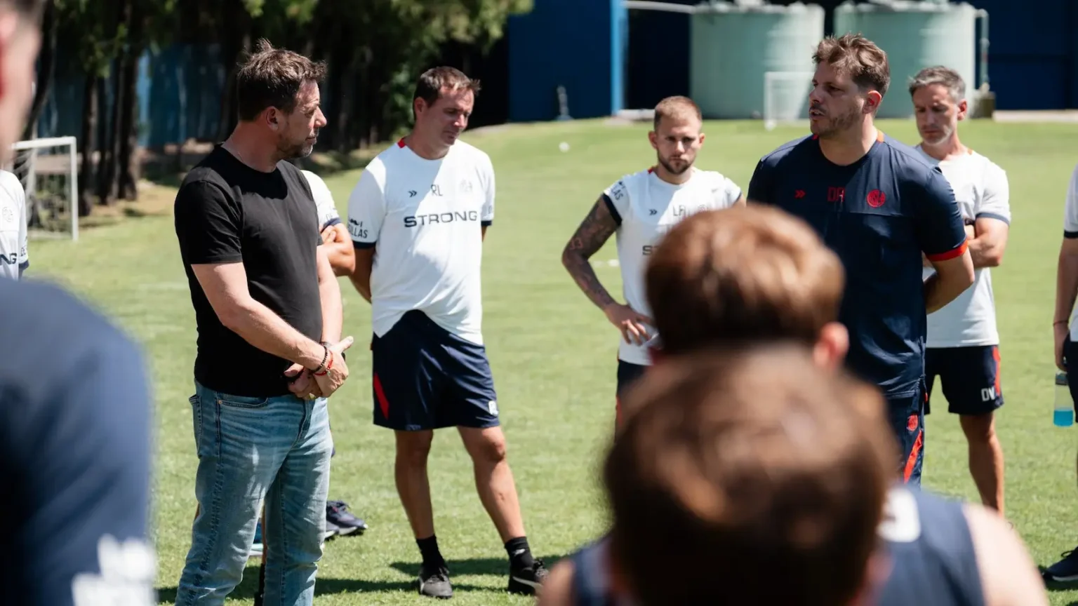 Costantino y Ayude en la previa al arranque de la pretemporada