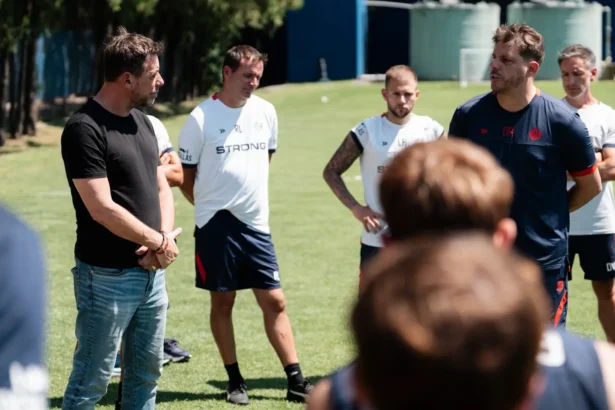 Costantino y Ayude en la previa al arranque de la pretemporada