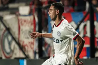 Manuel Insaurralde volvió a jugar con la camiseta de San Lorenzo
