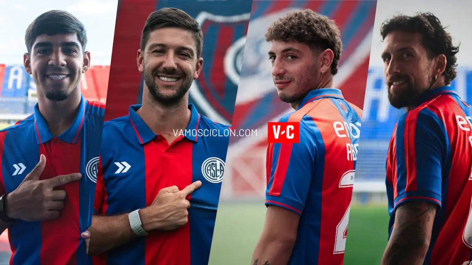 San Lorenzo presentó a sus últimos cuatro refuerzos y cerró el mercado de pases 1 San Lorenzo presentó oficialmente a los seis refuerzos
