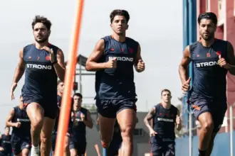 San Lorenzo se entrena en la Ciudad Deportiva