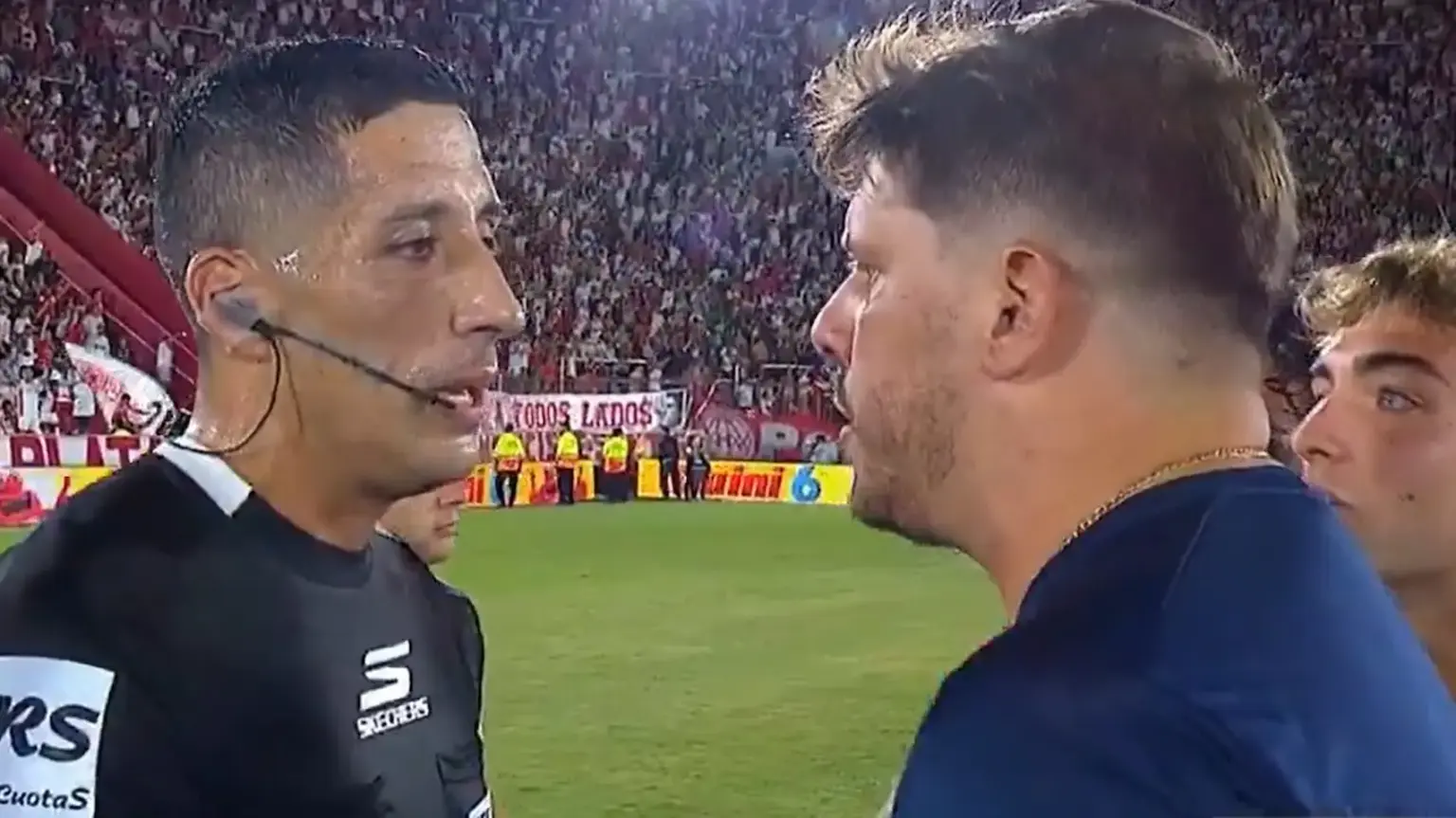 Ayude habló del árbitro y destapó un chispazo que viene de antes 1 Ayude y el reclamo a Falcón Pérez tras la derrota de San Lorenzo contra Huracán