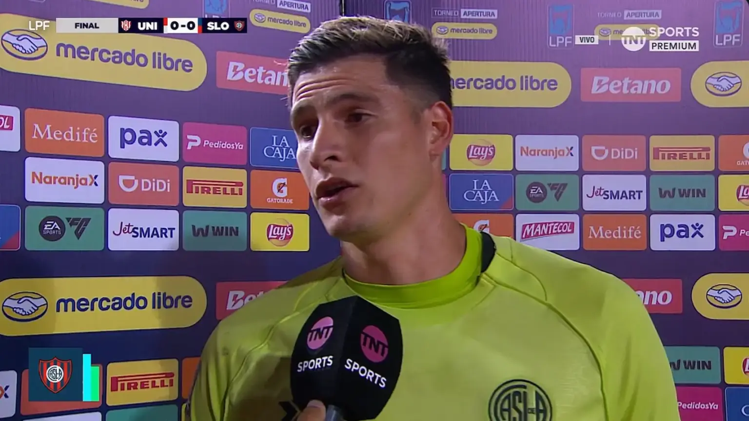 Gill salvó a San Lorenzo y explicó el empate: “Nos llevamos un punto importante” 1 Orlando Gill en la previa del partido entre San Lorenzo y Unión de Santa Fe