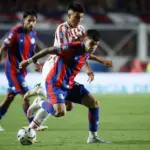 Facundo Gulli en el partido de San Lorenzo contra Instituto