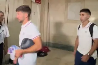 Los jugadores de San Lorenzo se fueron sin hablar tras la derrota con Huracán