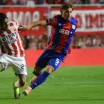 Ignacio Perruzzi en la previa del partido entre San Lorenzo y Unión de Santa Fe