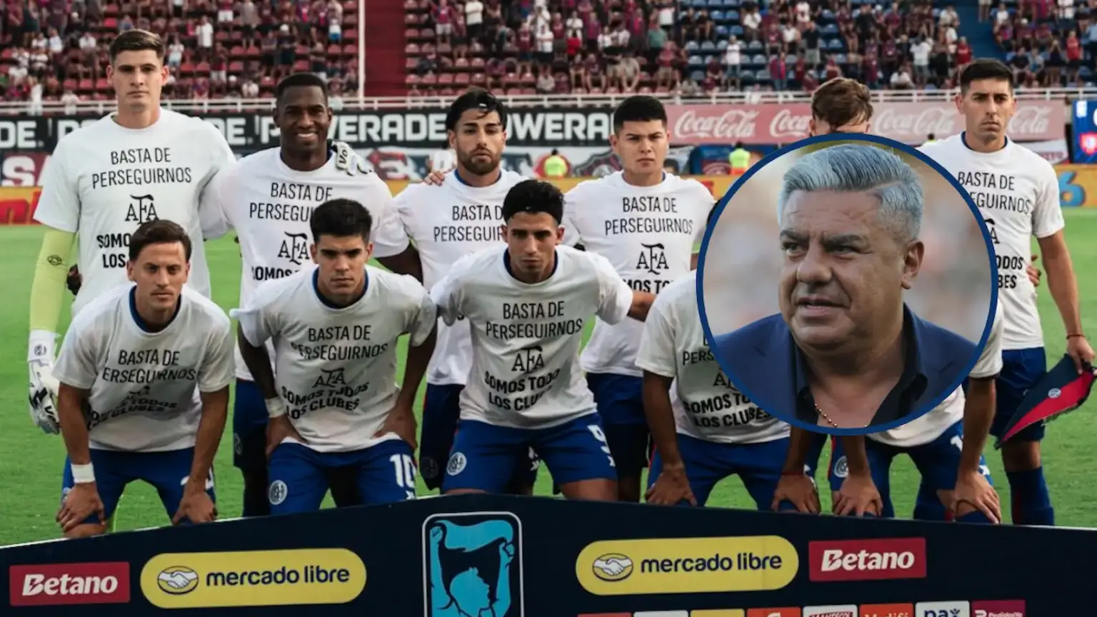 La polémica remera de San Lorenzo en apoyo a la AFA y el durísimo canto contra Chiqui Tapia 1 La polémica remera de San Lorenzo en apoyo a la AFA y el durísimo canto contra Chiqui Tapia