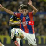 Alexis Cuello en el partido de San Lorenzo vs Boca