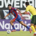 Alexis Cuello en el partido de San Lorenzo contra Defensa y Justicia