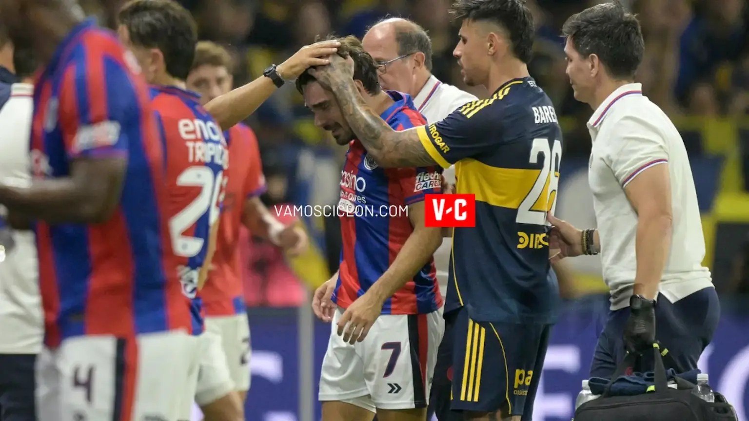 Preocupación en San Lorenzo: Cerutti salió lesionado y entre lágrimas 1 Preocupación en San Lorenzo: Cerutti salió lesionado y entre lágrimas